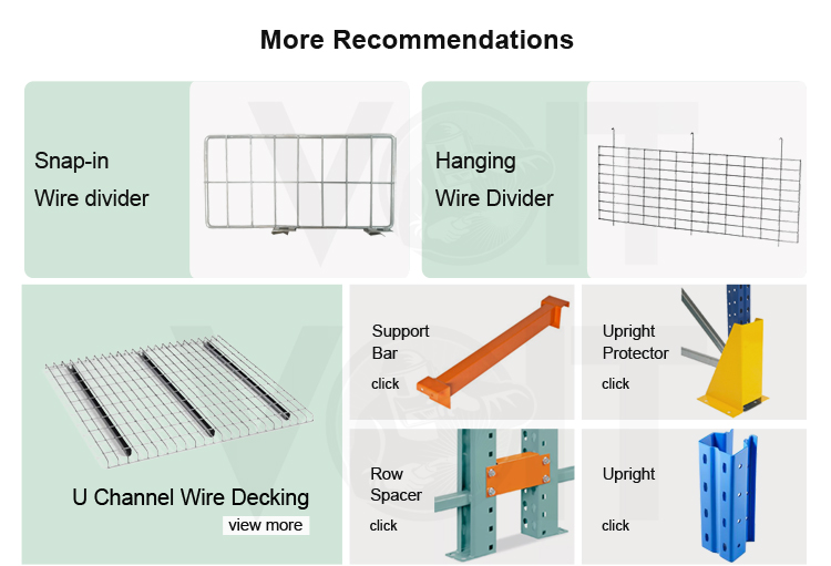 Environmentally Friendly Coating Warehouse Storage Heavy Duty Pallet Rack Wire Mesh Decking