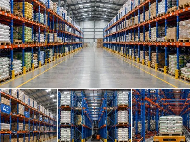 Agribusiness warehouse pallet racking