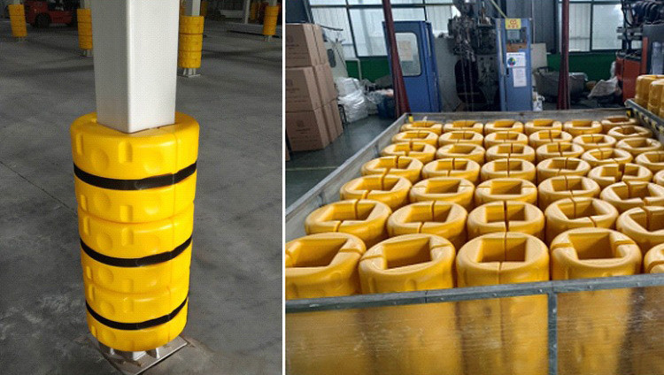 Reflective Safety Protector for Pallet Racking Uprights Customized Colors Wholesale Column Corner Guard Racking Post Protector