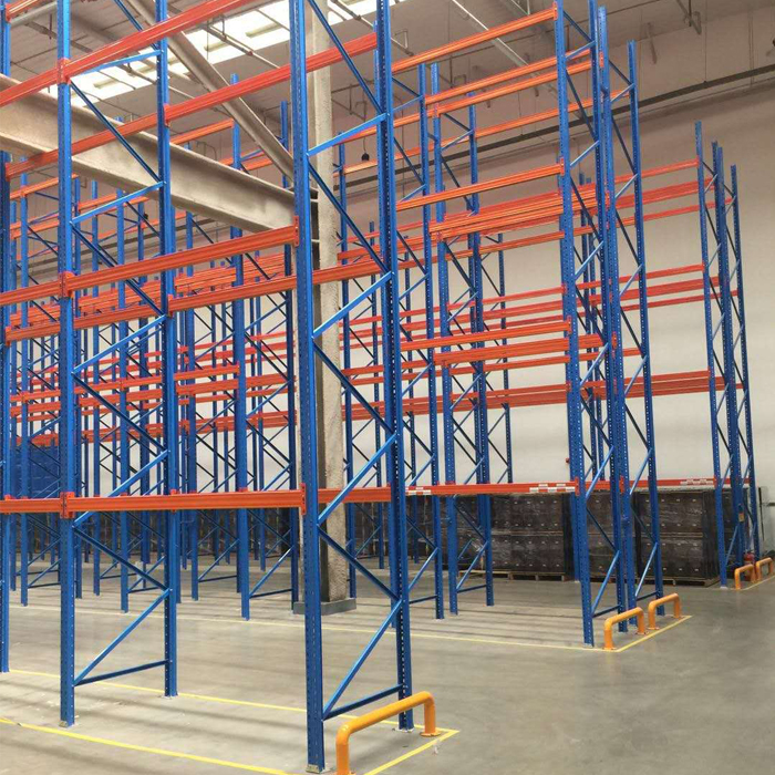 Selective Pallet Racking With Adjustable Steel Beam, OEM For Forklift Palletized Goods Warehouse Storage