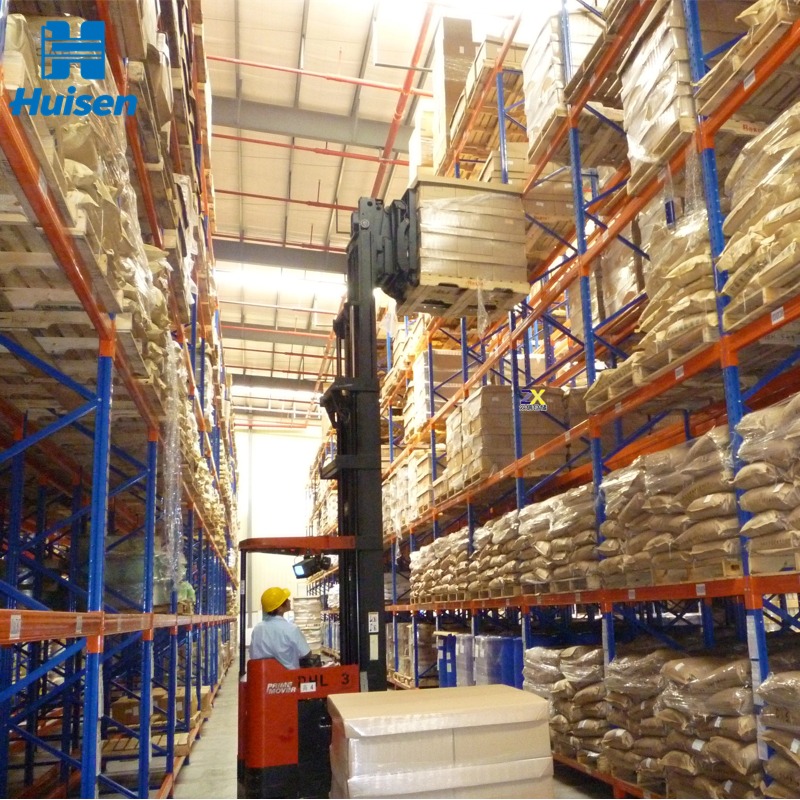 Reliable Durable Heavy-Load Industrial Steel Pallet Rack System Customizable Multi-Level ISO Certified Overseas Shelves Racking