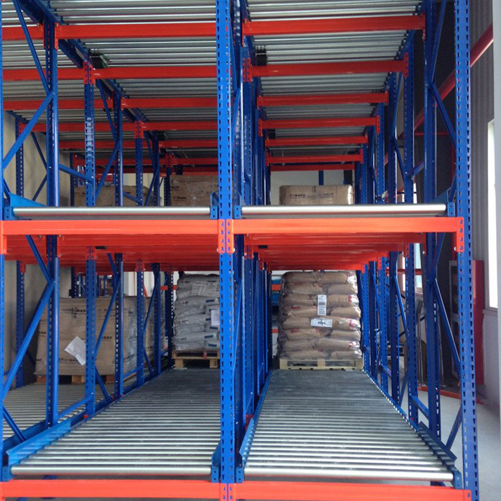 Storage Racks 2025 Trending Product Warehouse Storage Racks Pallet Flow Racking System Steel Gravity Roller Shelf With Roller