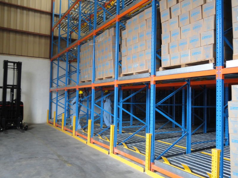 High Quality FIFO Gravity Carton Flow Rack Pallet Rack System Pallet Flow Racking Warehouse Equipment