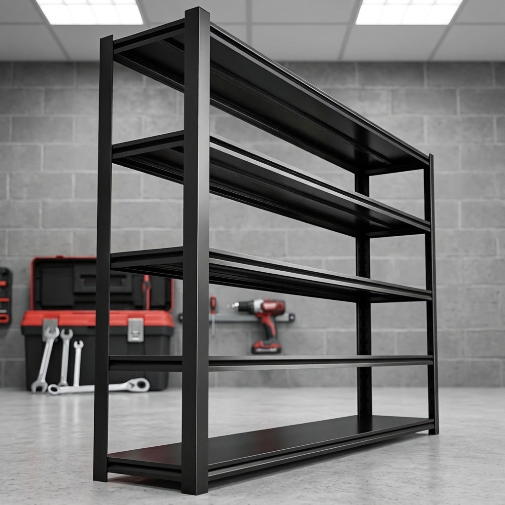 Multi Layer Steel Storage Shelf Boltless Assembly Metal Shelving Rack for Garage Home Kitchen Furniture