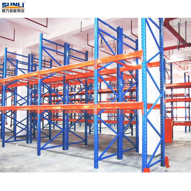 China Factory Customized Steel Selective Pallet Storage Racks Heavy Duty Adjustable CE Certified ESD Protection Plug-In