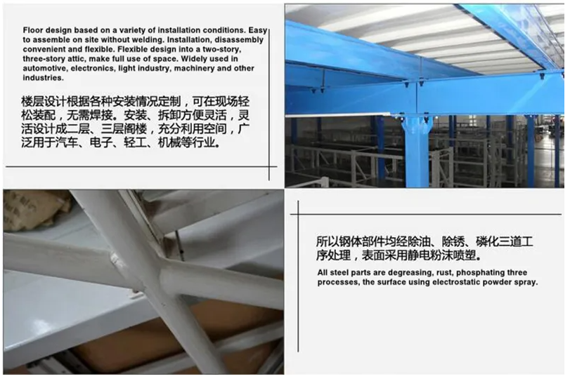 Mezzanine Warehouse Rack Structure