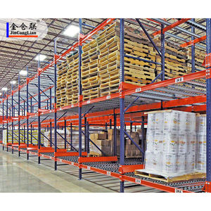 Industrial Heavy Duty Gravity Flow FIFO Steel Carton Flow Warehouse Storage Pallet Rack
