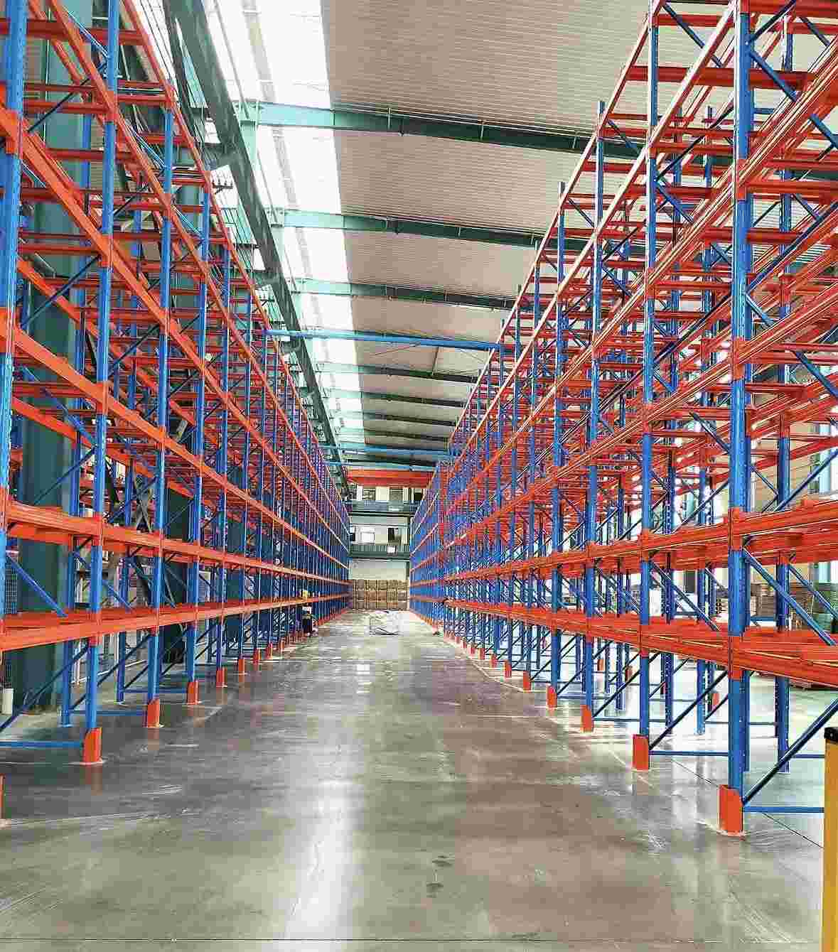 CE-Compliant Warehouse Storage Racks Heavy-Duty EU Standard Steel Pallet Racking for Cargo Yards