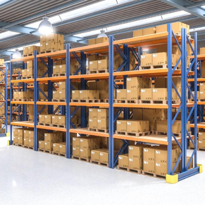 High Bearing Heavy Duty Warehouse Racking System Steel Vna Pallet Racking Boltless 3-Layer Corrosion Protection Narrow Rack