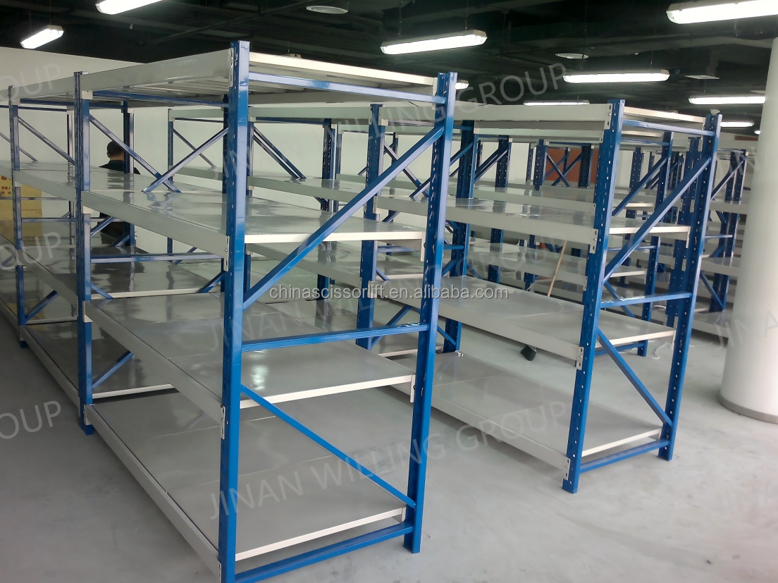 Detachable Metal Layer Storage Rack Medium Duty Steel Shelving for Logistics Warehouse Stock