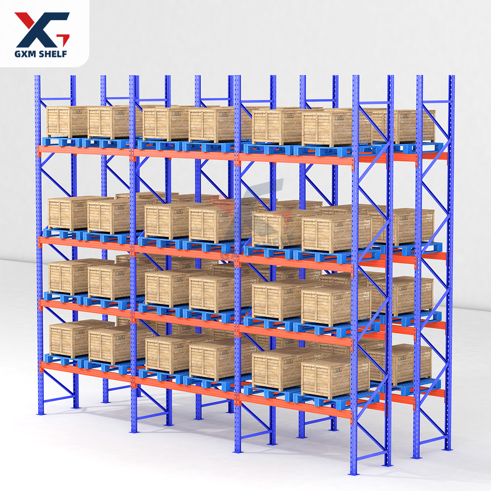 Heavy Duty Industrial Pallet Racking System Three-dimensional Warehouse Storage Rack With Shelves Optimal Stacking Solution