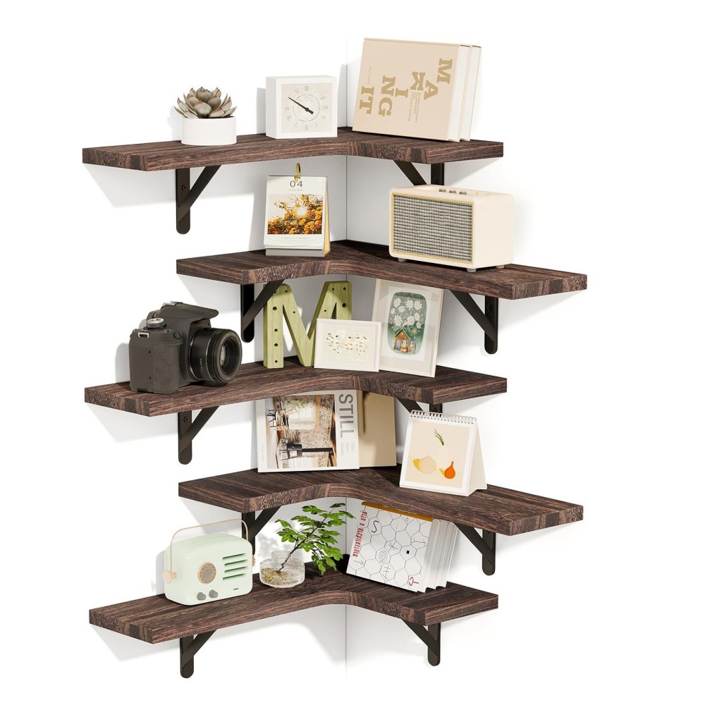 Bathroom Wall-mounted Rack Floating Partition Bedroom Living Room and Kitchen Decorative Storage Rack