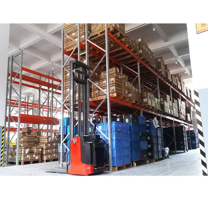 Direct Factory High-Density Double Deep Metal Shelf Durable Pallet Storage Rack Free Layout Design for Warehouses Iron Material