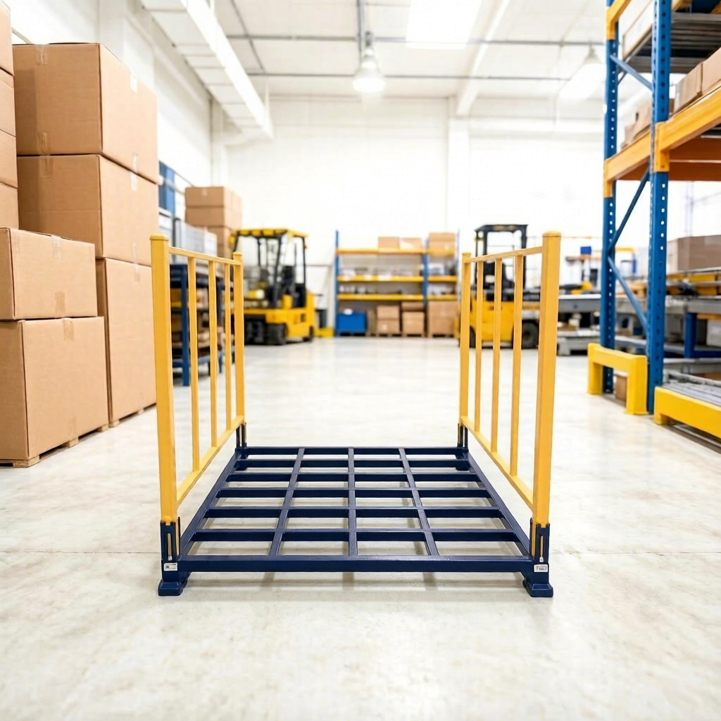 Industrial Light Duty Steel Selective Pallet Rack Brushed Surface 2000mm Length Corrosion Protection for Warehouse Stacking Rack