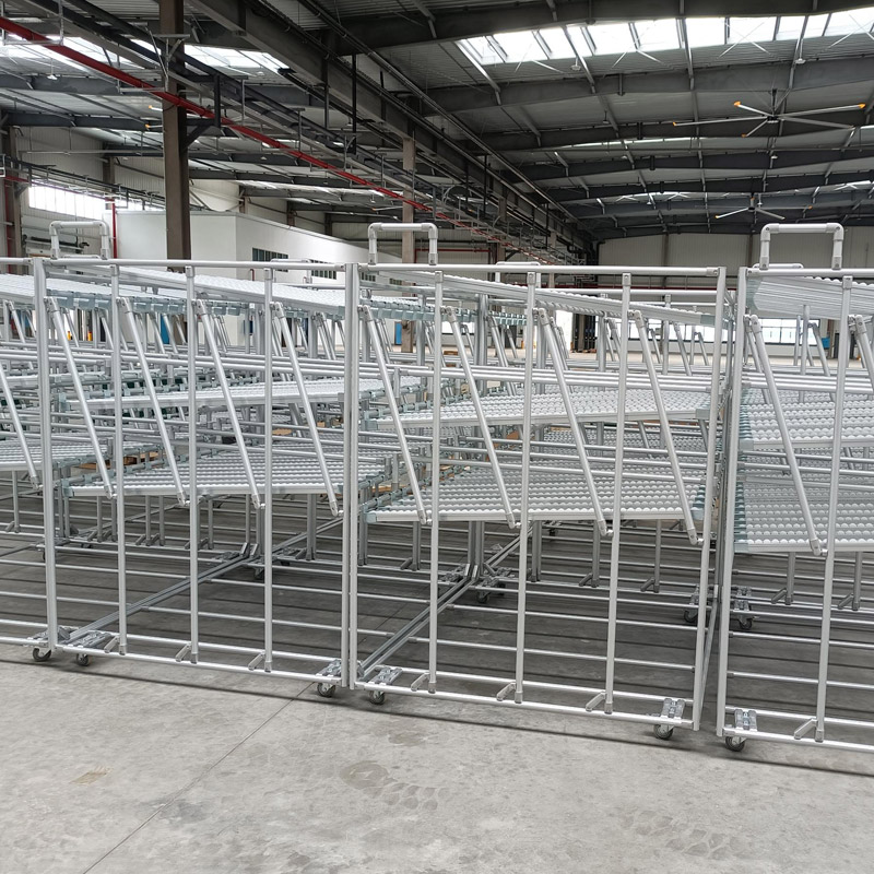 Roller Track Pipe Rack System Flow Roller Rack Assemble Aluminum Flow Rails for Shelf