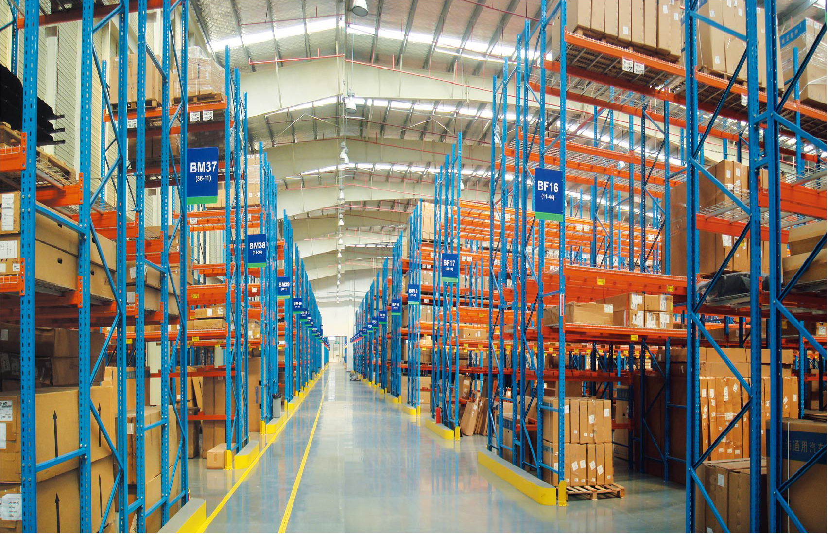 Double Deep Rack Layout