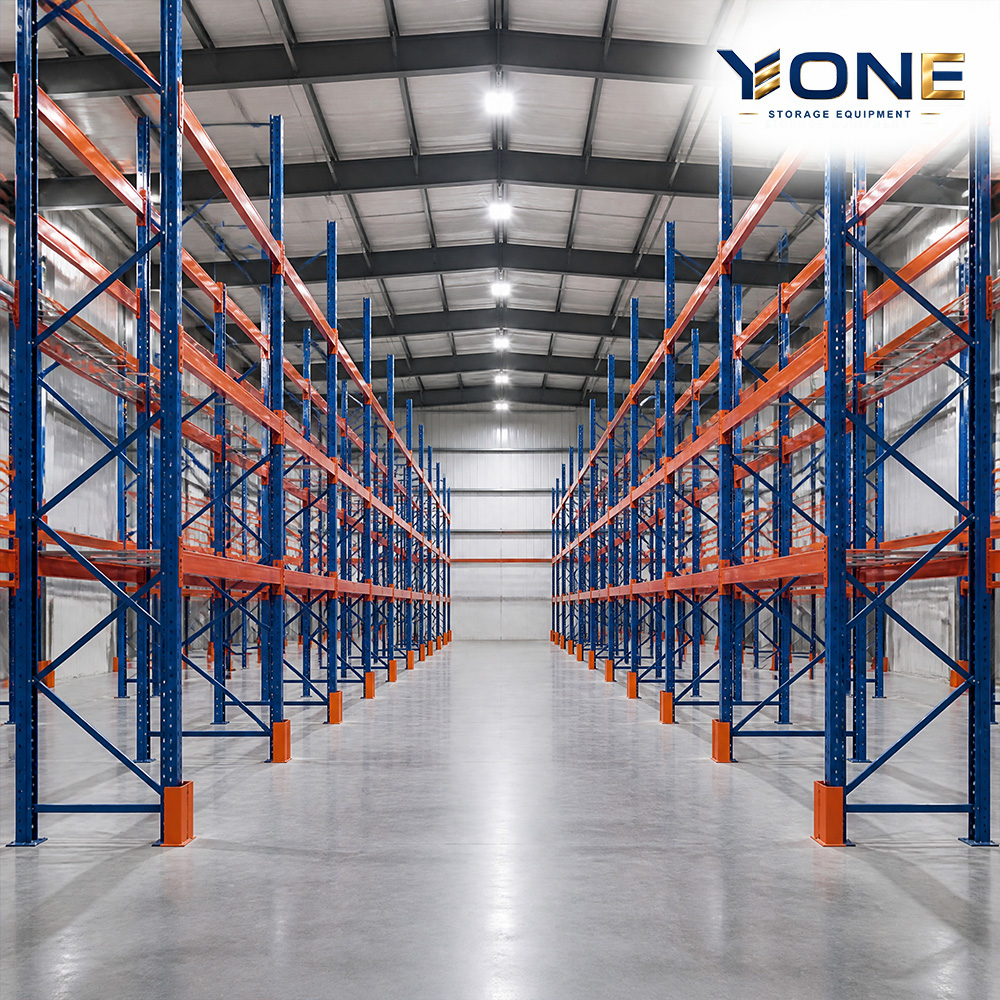 Warehouse Storage Rack System High Density Porta Pallet 1000kg Q235B Cold Rolled Steel Heavy Duty Pallet Rack Warehouse