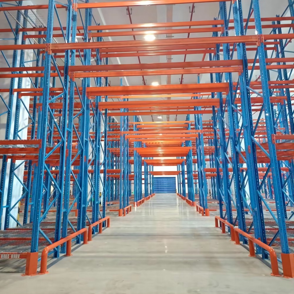 China Factory Customized Steel Selective Pallet Storage Racks Heavy Duty Adjustable CE Certified ESD Protection Plug-In