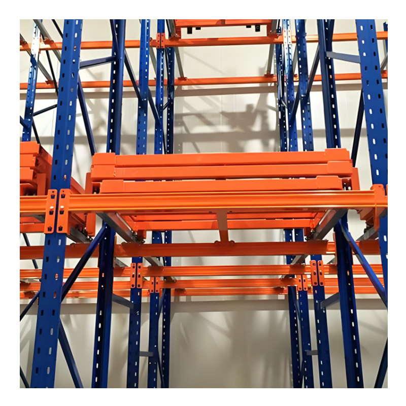 DJ Heavy Duty Pallet Racking Storage SystemSteel Warehouse Gravity Push Back Roller Sliding Rack with Corrosion Protection