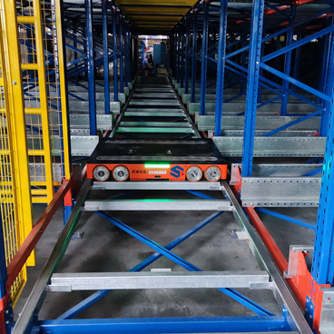Fully Automated Radio Shuttle Racking Featuring High-Speed Shuttle Cart for Modern Logistics Distribution Centers