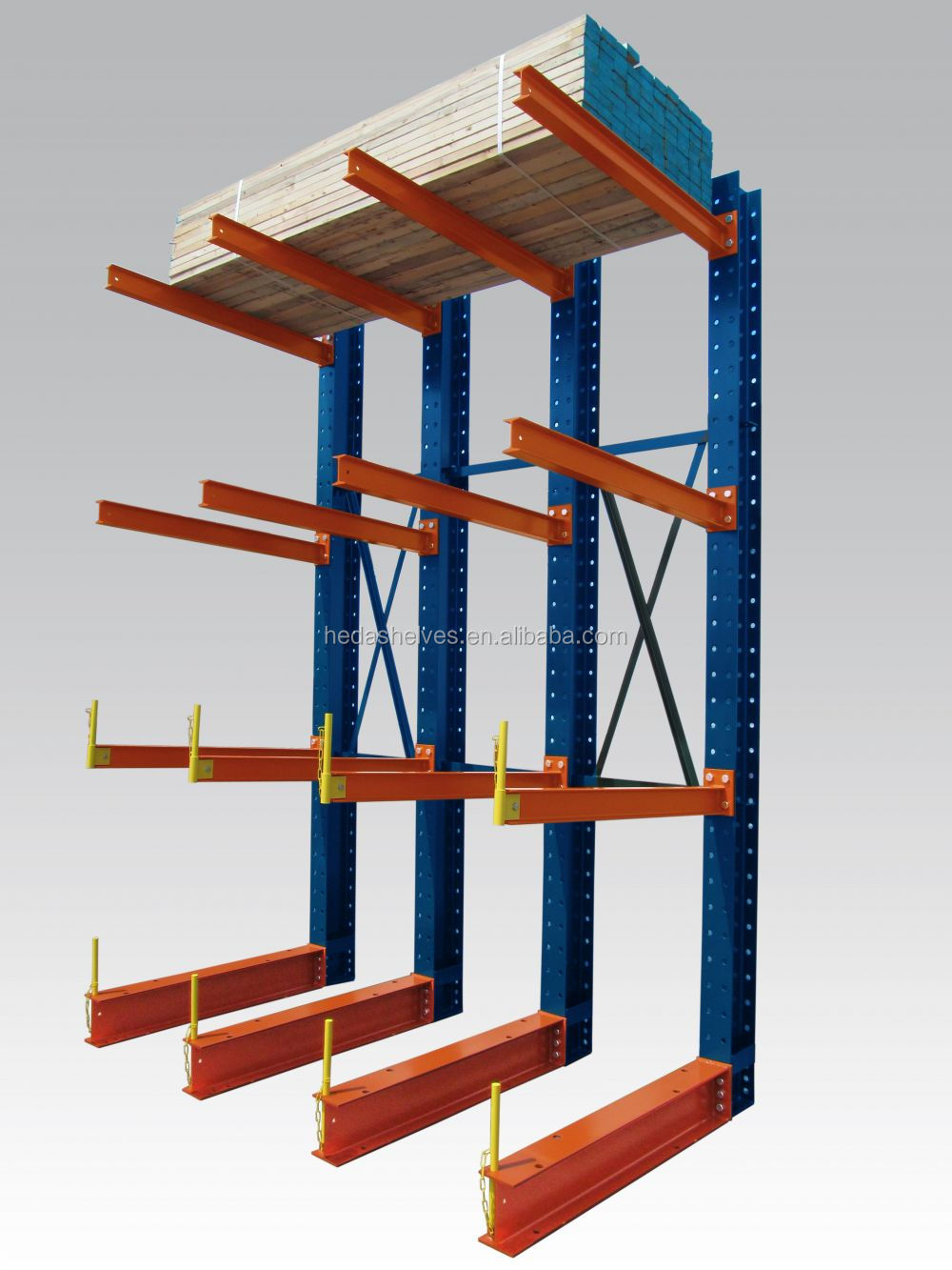 Cantilever Racking Industrial Storage Shelving Heavy Duty Rack Cantilever Racking System for Warehousing Storage
