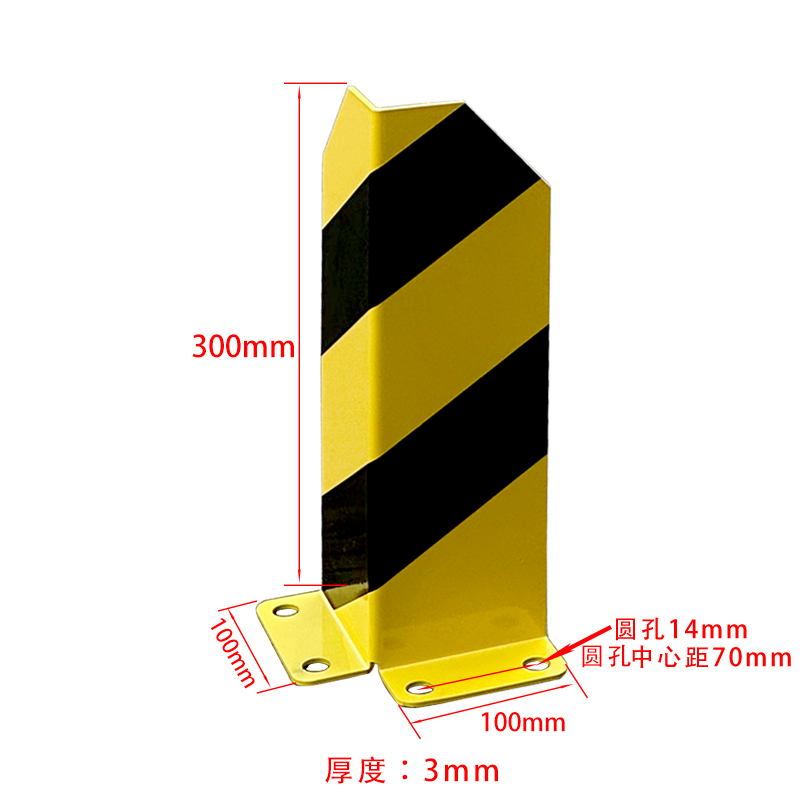 Low Price Accessories Upright Protector Column Guard Powder Coated Finish Warehouse Safety Steel Industrial Pallet Rack