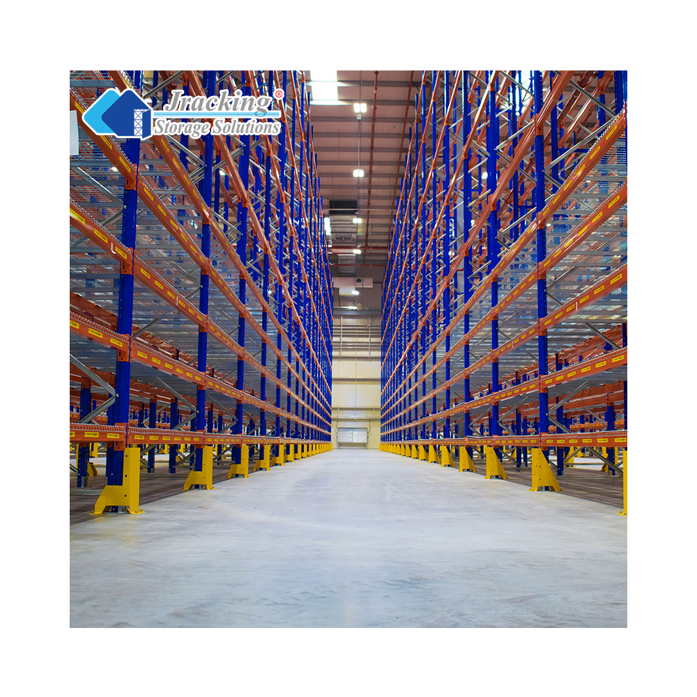 Jracking Metal Q355B 50mm Pitch EURO Pallet Rack Common Usage In Various Industry Warehouses