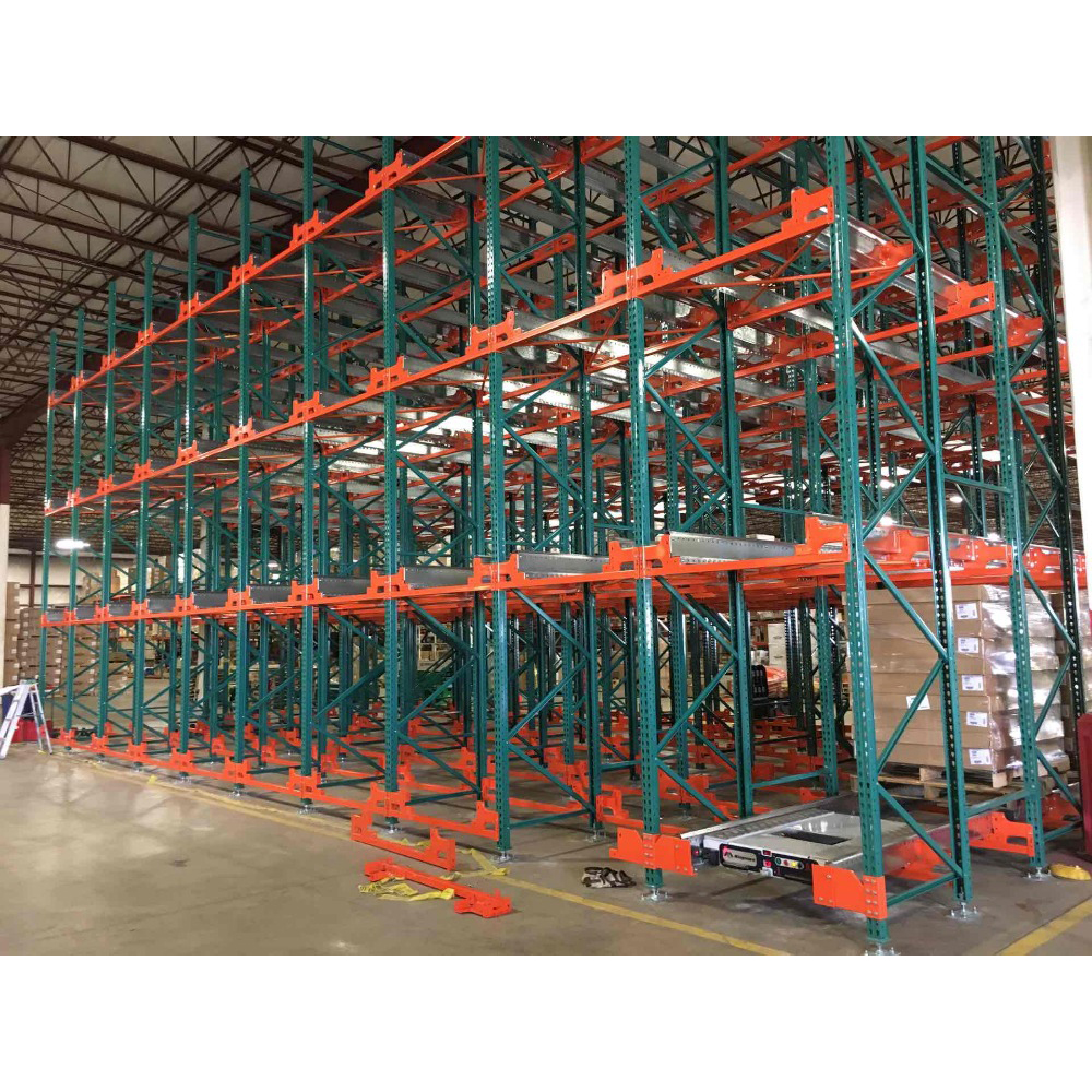 Heavy-Duty Steel Warehouse Racks with Automated Radio Shuttle Racking Equipment Movable Pallet System Automatic rack