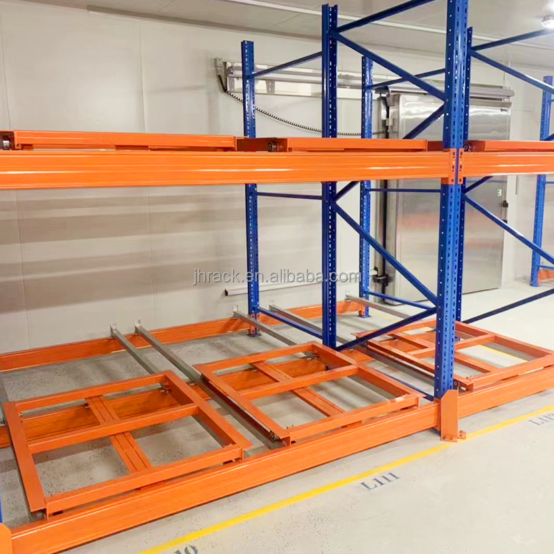 Industrial Push-Back Pallet Racks: Heavy-Duty Steel Storage System for Maximizing Warehouse Space and Efficiency