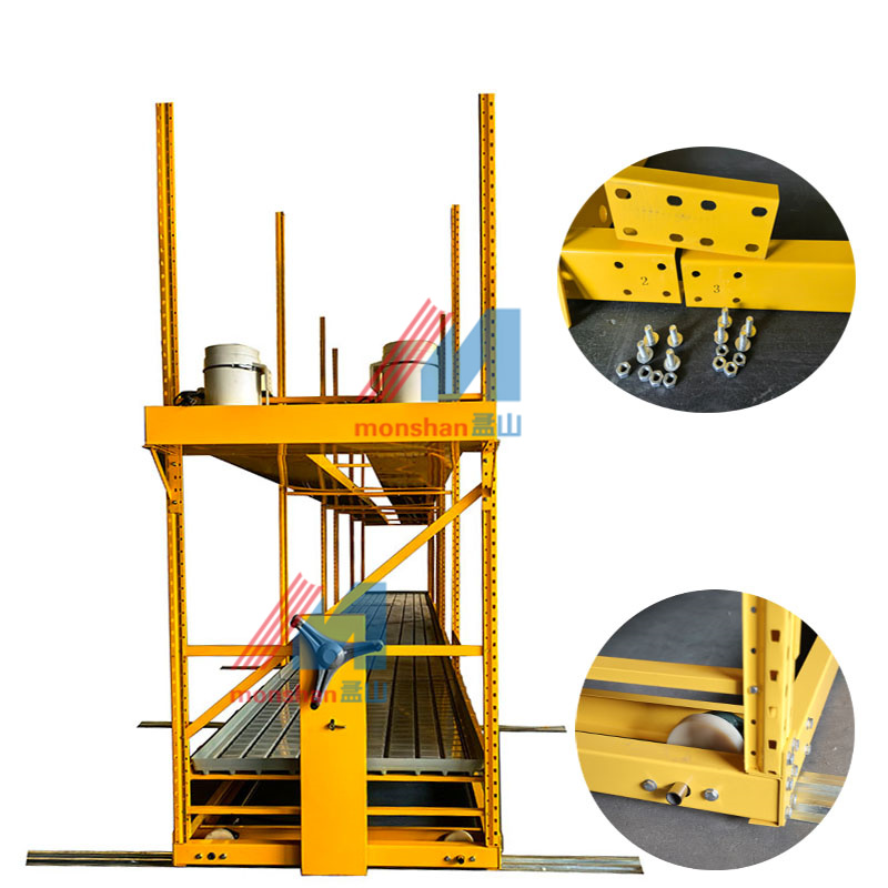 Grow rack component detail