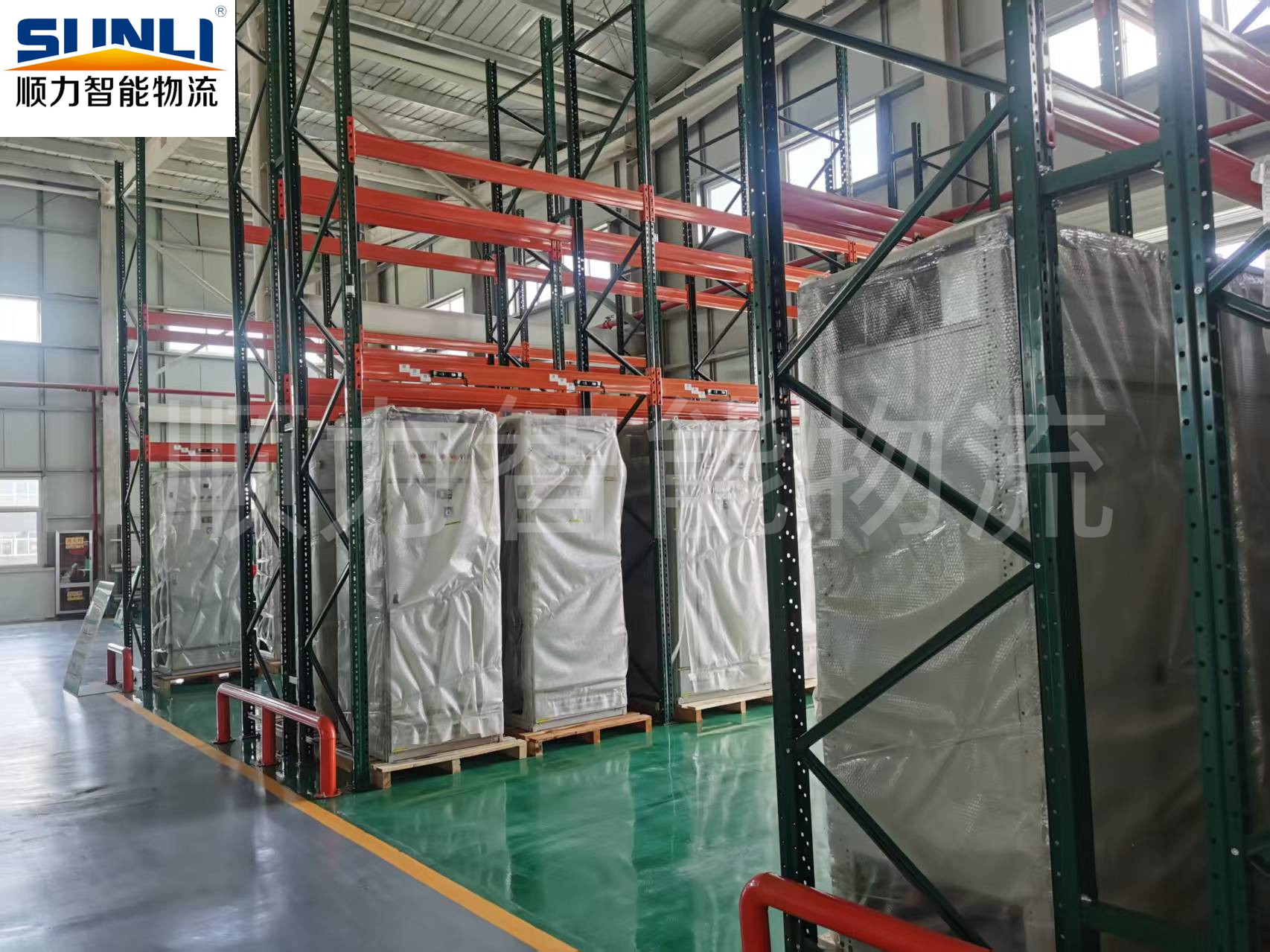 ShunLi Adjustable Steel Powder Coated High-Density Storage Warehouse Rack Double Deep Selective Pallet Racking Shelf Beam Racks