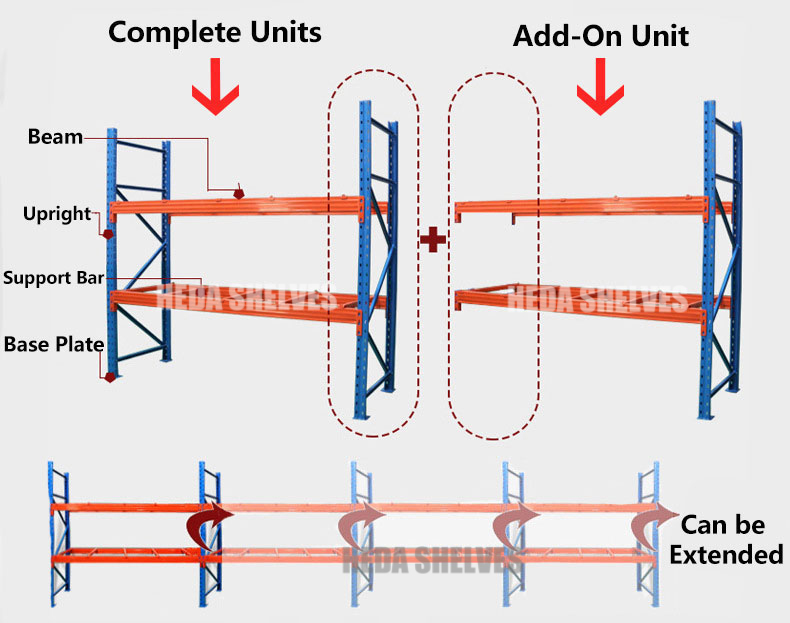 Racking Technical Specification Drawing