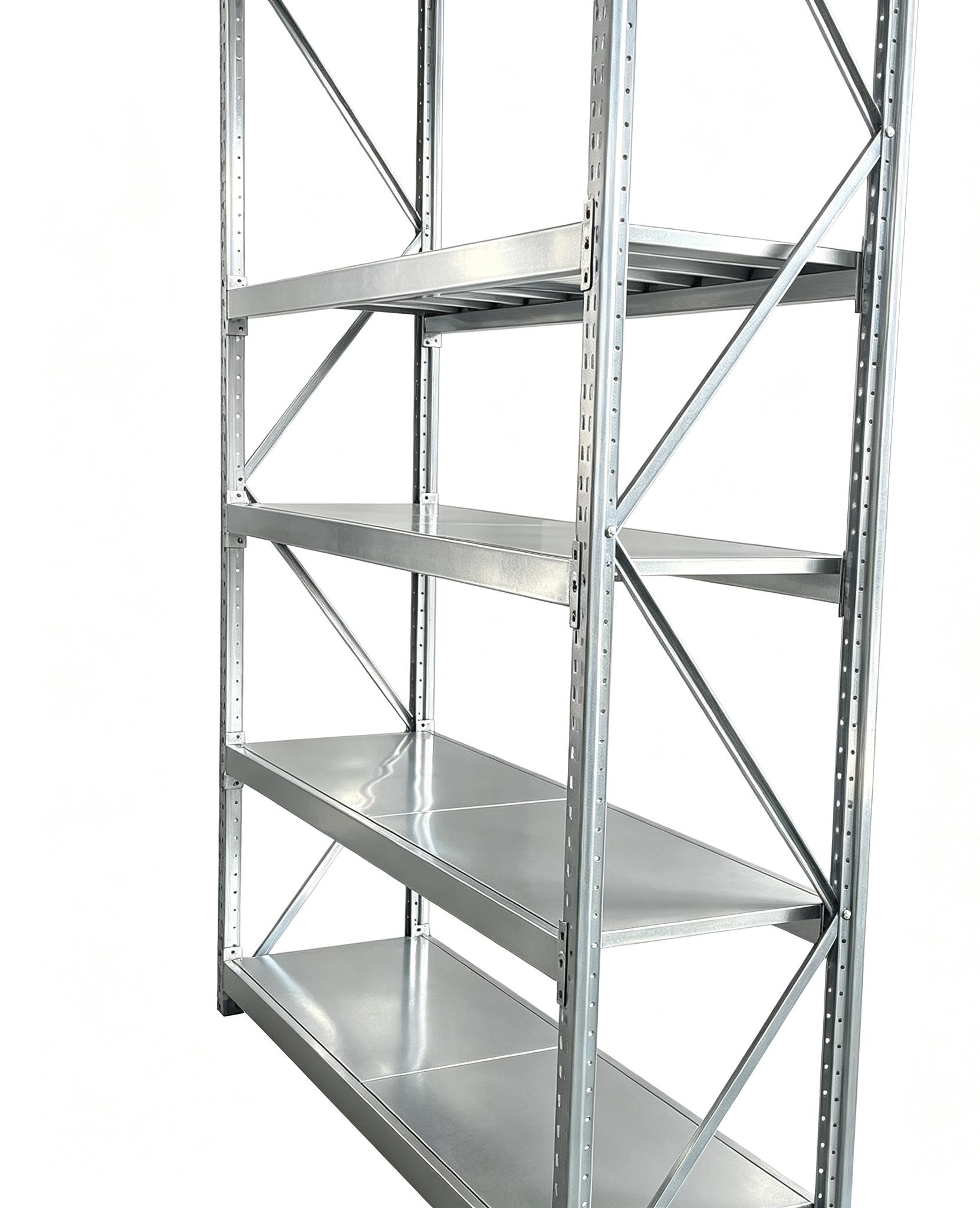 Heavy Load Medium Duty Storage Rack Boltless Adjustable Shelving Unit with Steel Panels for Warehouse Workshop Use