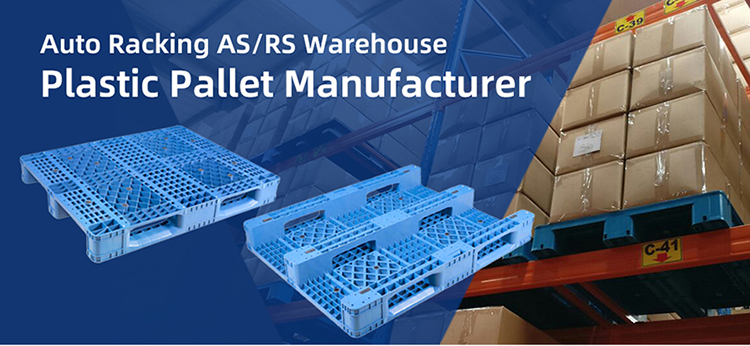 3 skids grid pallet technical view