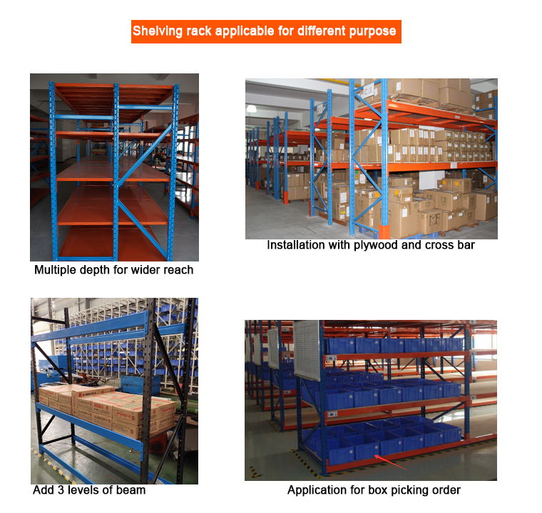 China Factory Steel Heavy Duty Adjustable Warehouse Storage Racks Movable Shelving ESD Protection 5 Layer Efficient SunLi