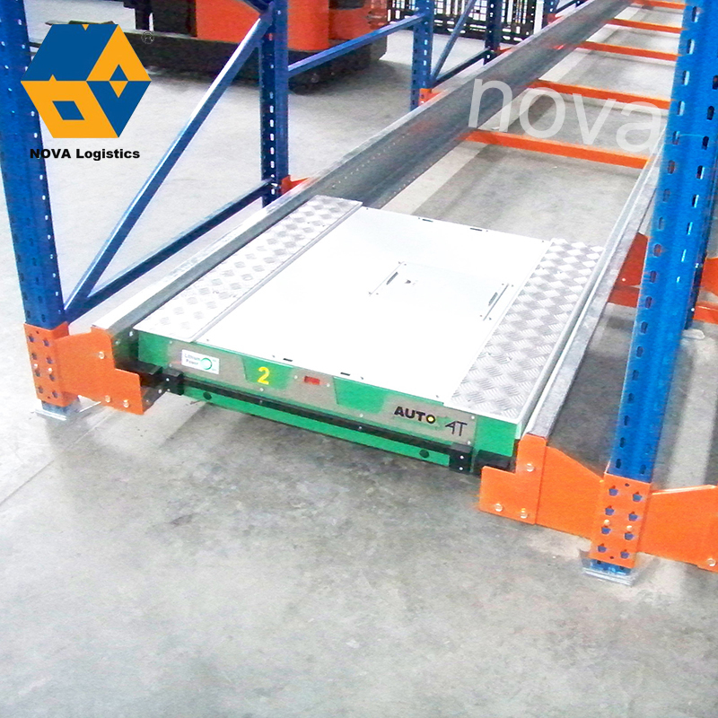 Manufacturer Automated 2 Way Radio Shuttle Rack System Warehouse Storage Steel Heavy Duty Drive in Shuttle Pallet Racking System