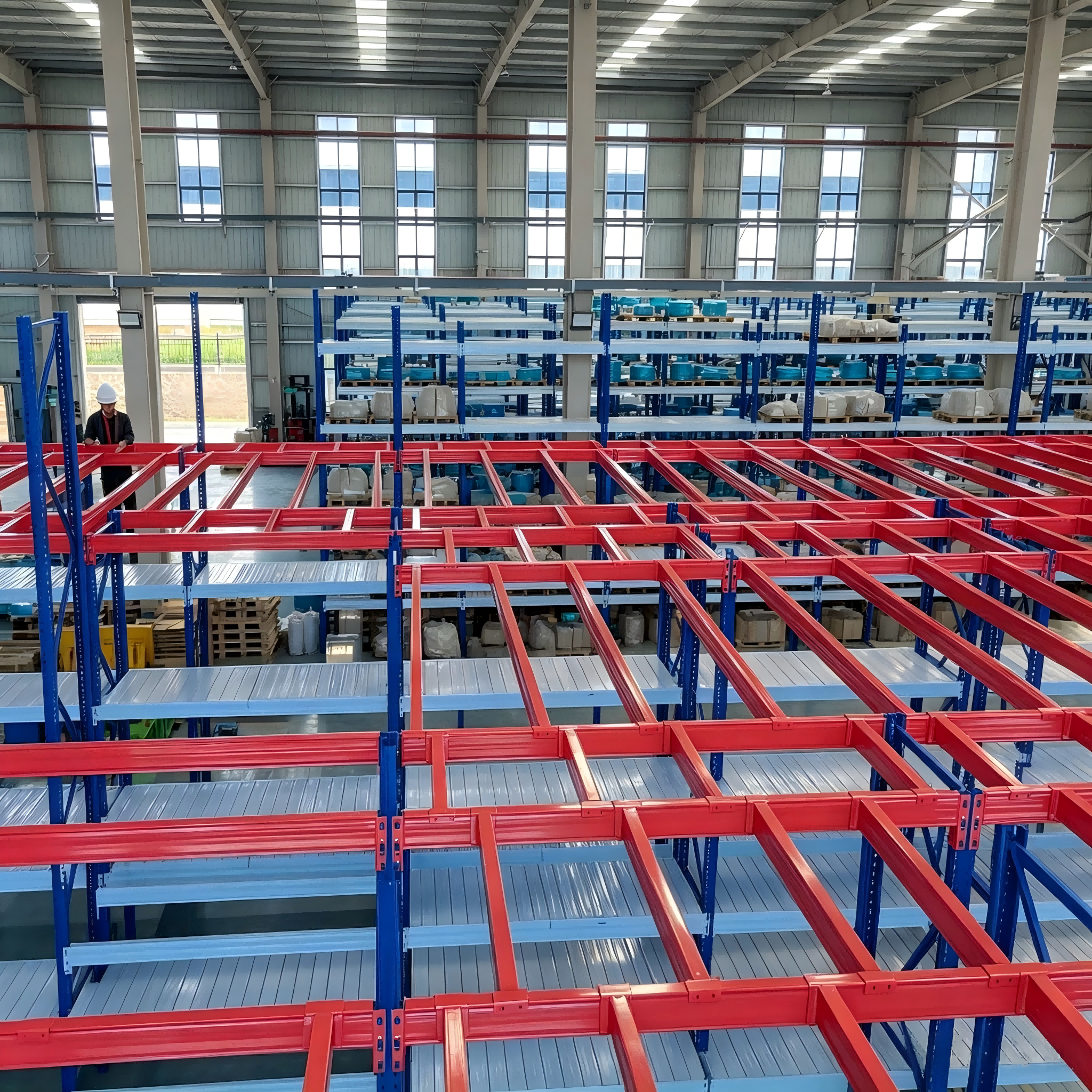 Adjustable Steel Warehouse Rack Long Span Shelving for Heavy Goods