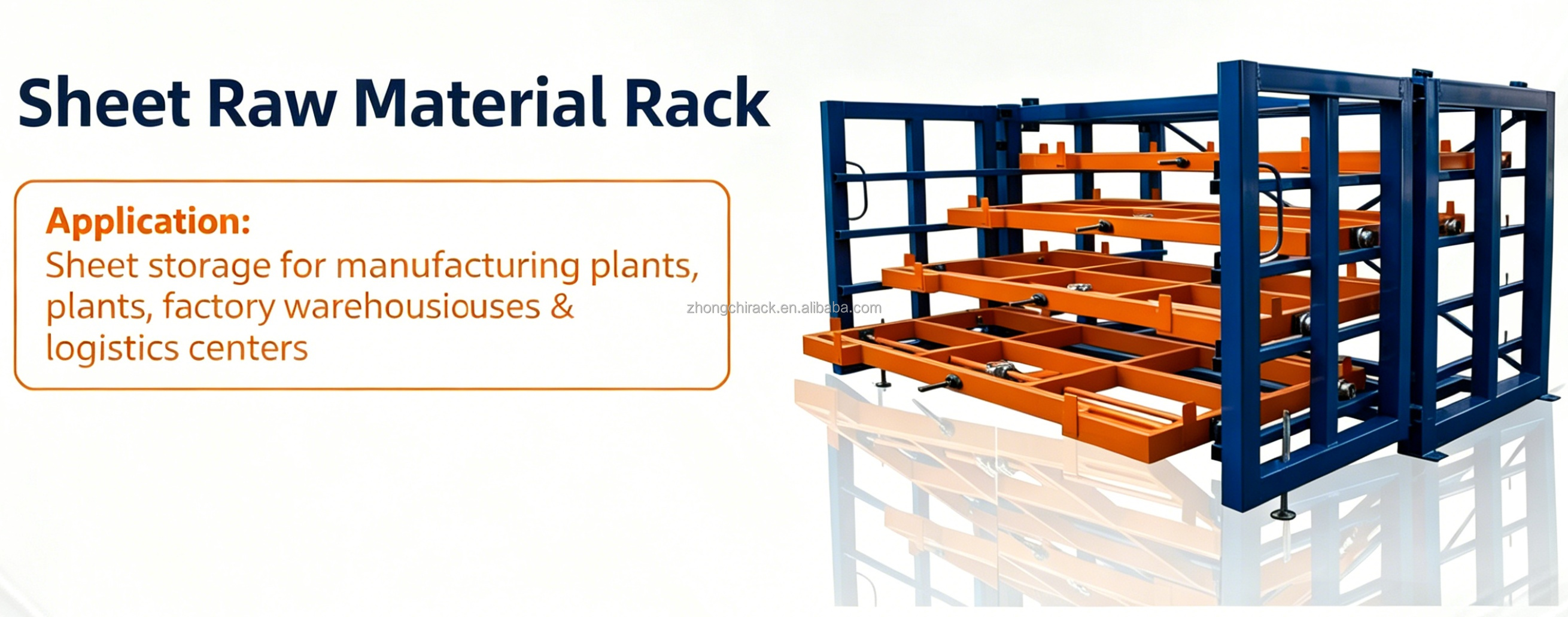 Heavy Duty Drawer Style Sheet Metal Rack Industrial Storage Rack for Workshop Material Handling
