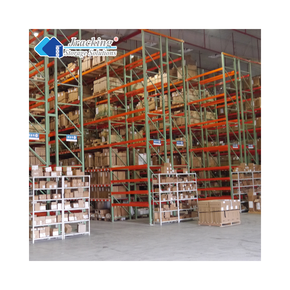 Jracking US Standard Heavy Duty Teardrop Pallet Racking System Storage Racks and Shelving