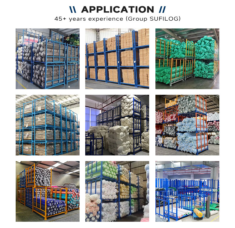 Fabric Roll Storage Rack Display 6