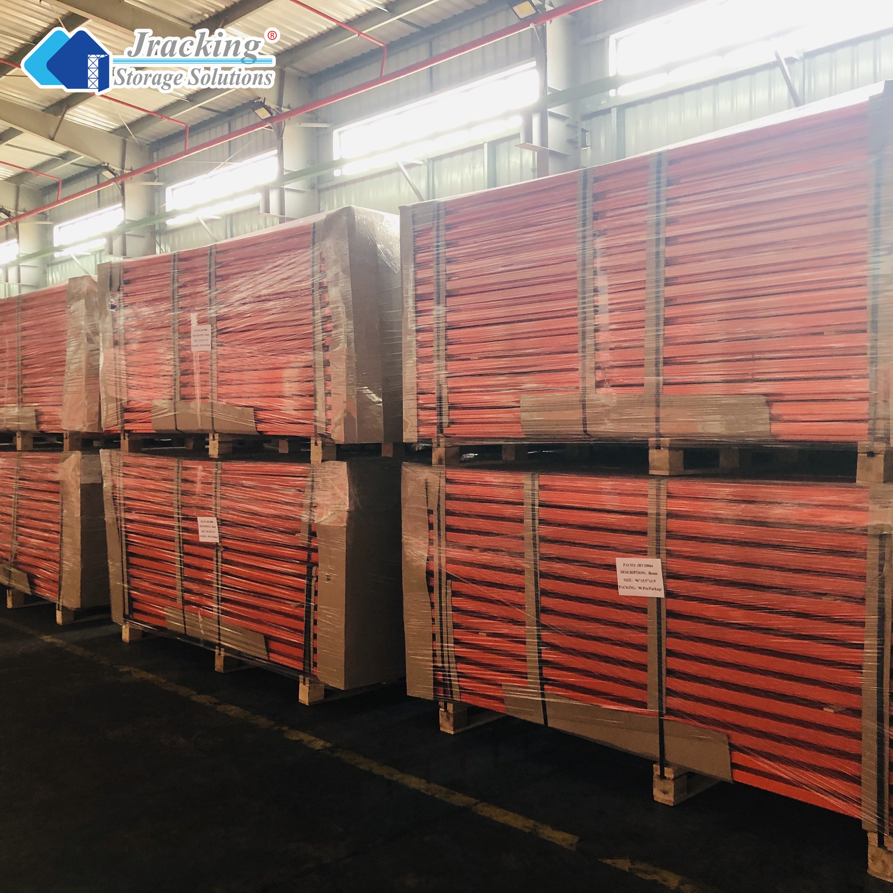 WAREHOUSE RACKING Warehouse Heavy Duty Cold Storage Rack Selective Narrow Aisle Metal Industrial Pallet Racking System