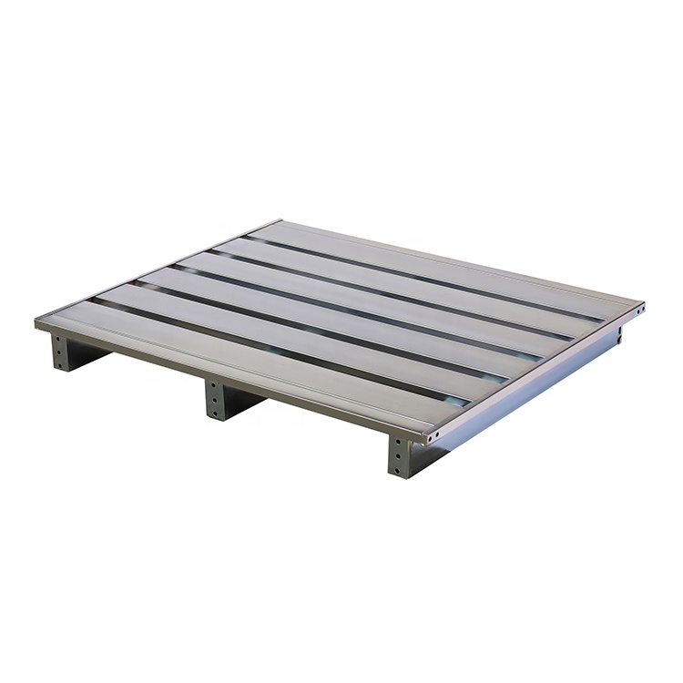 Hot Sale 1000-1500Kgs Long Life Warehouse Powder Coating Industrial Heavy Duty Forklift Storage Galvanized Steel Metal Pallets