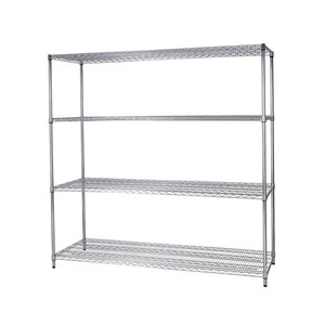 Industrial Commercial Wire Metal Shelving Rack Chrome Plated Carbon Steel High Capacity Eco-Friendly Durable Modern Living Shoes