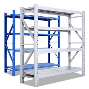 Mracking Adjustable Boltless Racks Industrial Light Duty Shelf Pallet Shelving Stacking Racks Shelves Warehouse Storage Rack