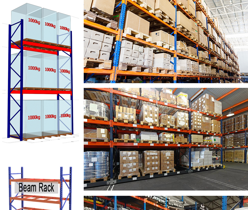 Adjustable Customized Gravity Storage Shelf Heavy Duty RackingSystem
