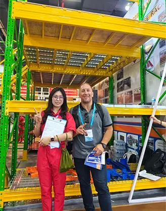 Warehouse racking models and engineering diagrams