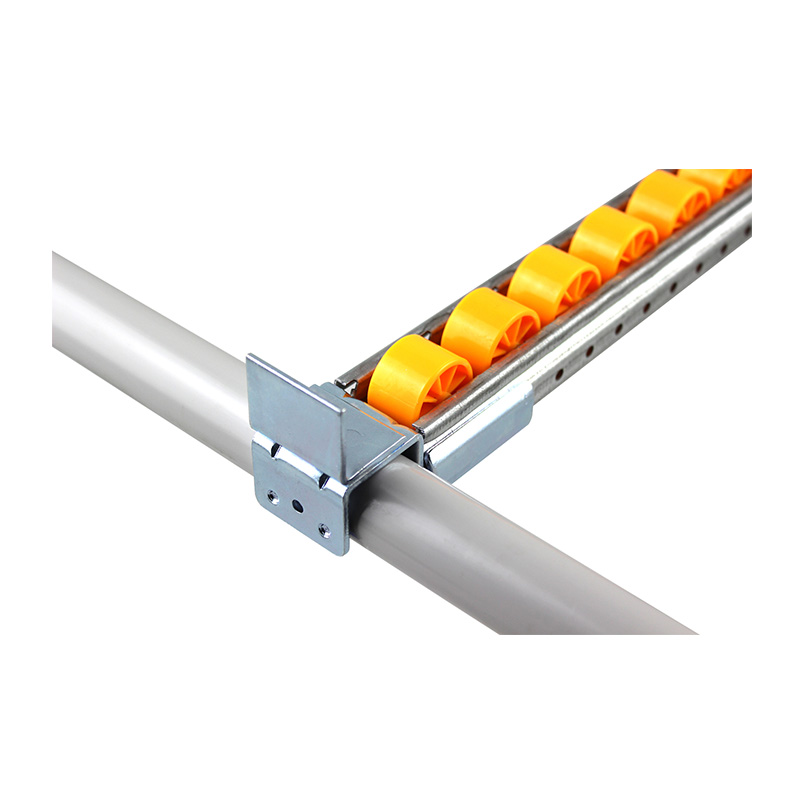 Roller Track Pipe Rack System Flow Roller Rack Assemble Aluminum Flow Rails for Shelf