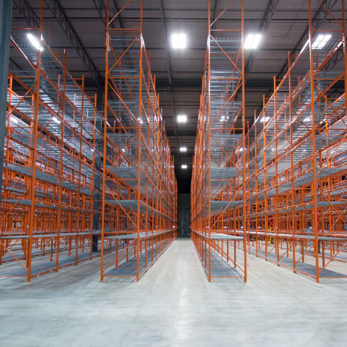 Industrial Warehouse Storage Steel Racking System Heavy Duty Very Narrow Aisle Racking