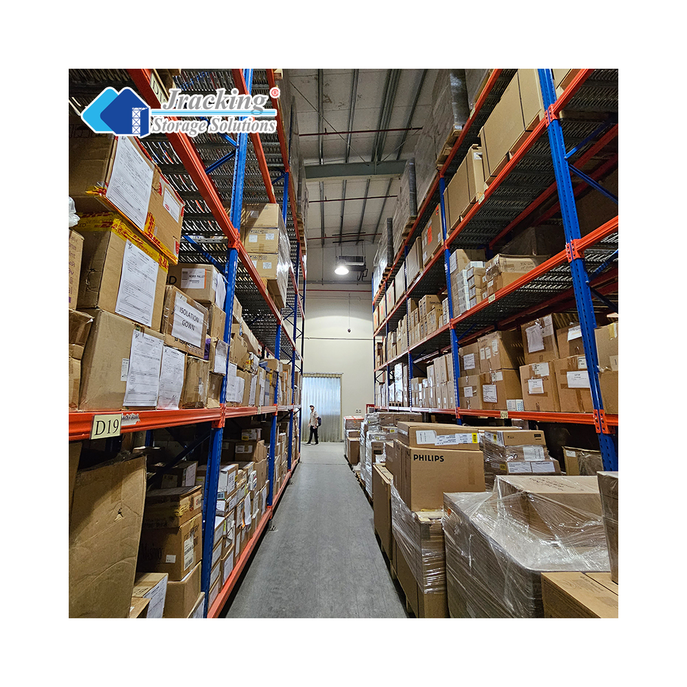Jracking NEW EU Standard Heavy Duty Selective Steel Pallet Racking Systems For Warehouse Storage