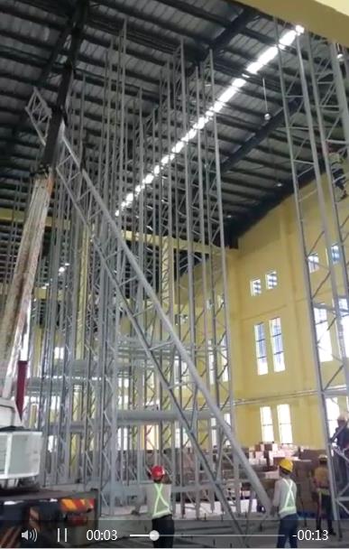 Installation of High Bay Selective Racks